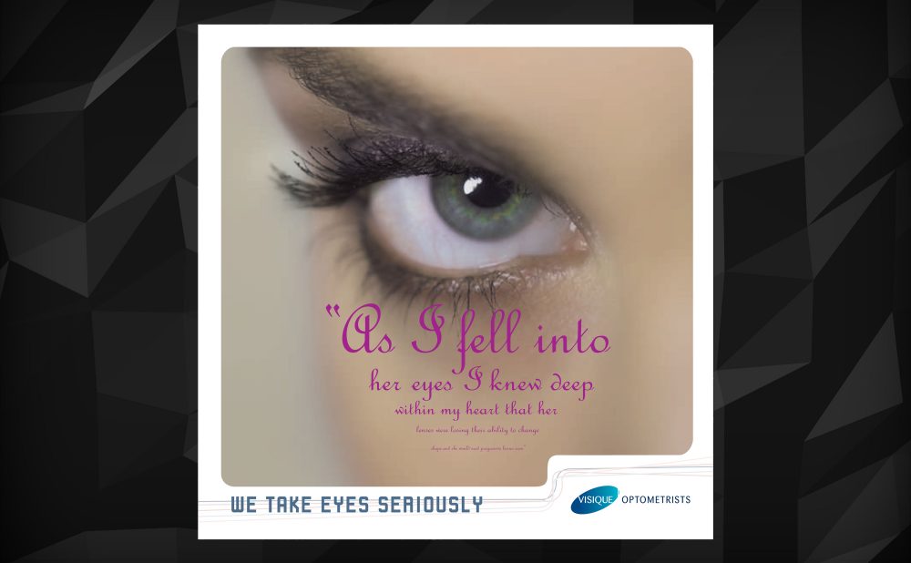 Visique Optometrists (via Radiation agency) Ad Visique Optometrists (via Radiation agency) Ad