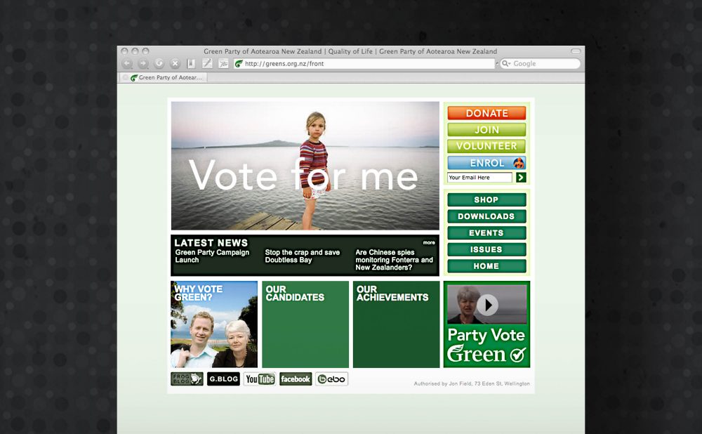 NZ Green Party - homepage NZ Green Party - homepage