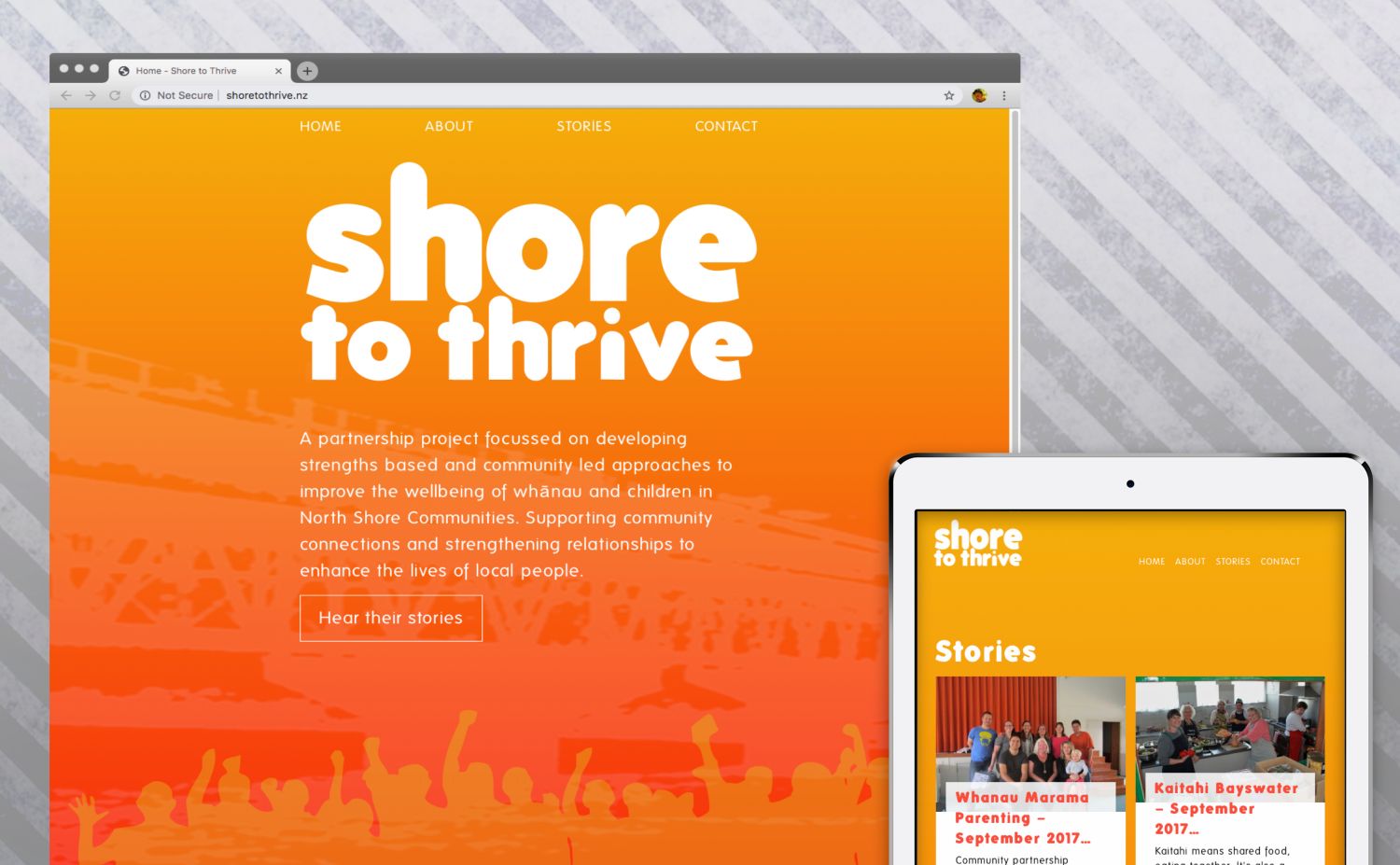 Shore To Thrive Desktop and Mobile Website Shore To Thrive Desktop and Mobile Website