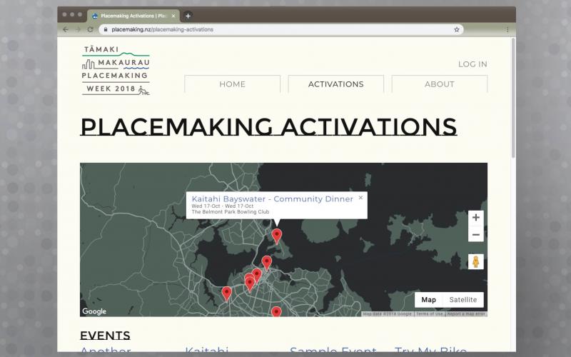 Placemaking Activations Geolocation