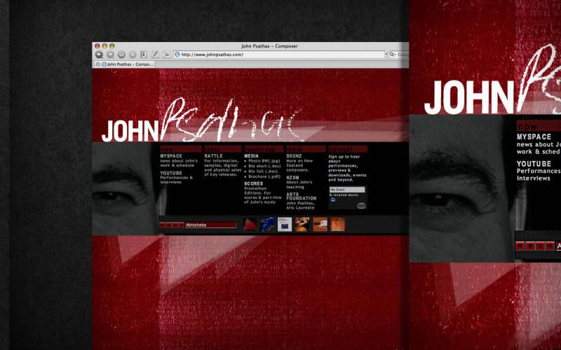 John Psathas - Composer - Single Page Site